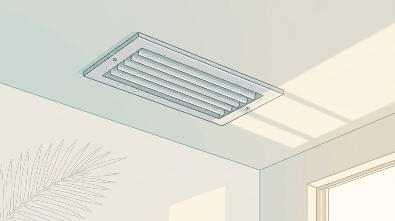 Why AC Supply Vents Sweat in Fort Myers Homes