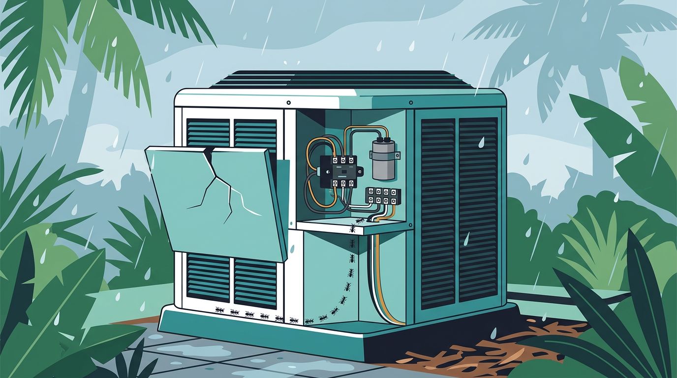Why Ants Cause AC Electrical Problems in Fort Myers Homes