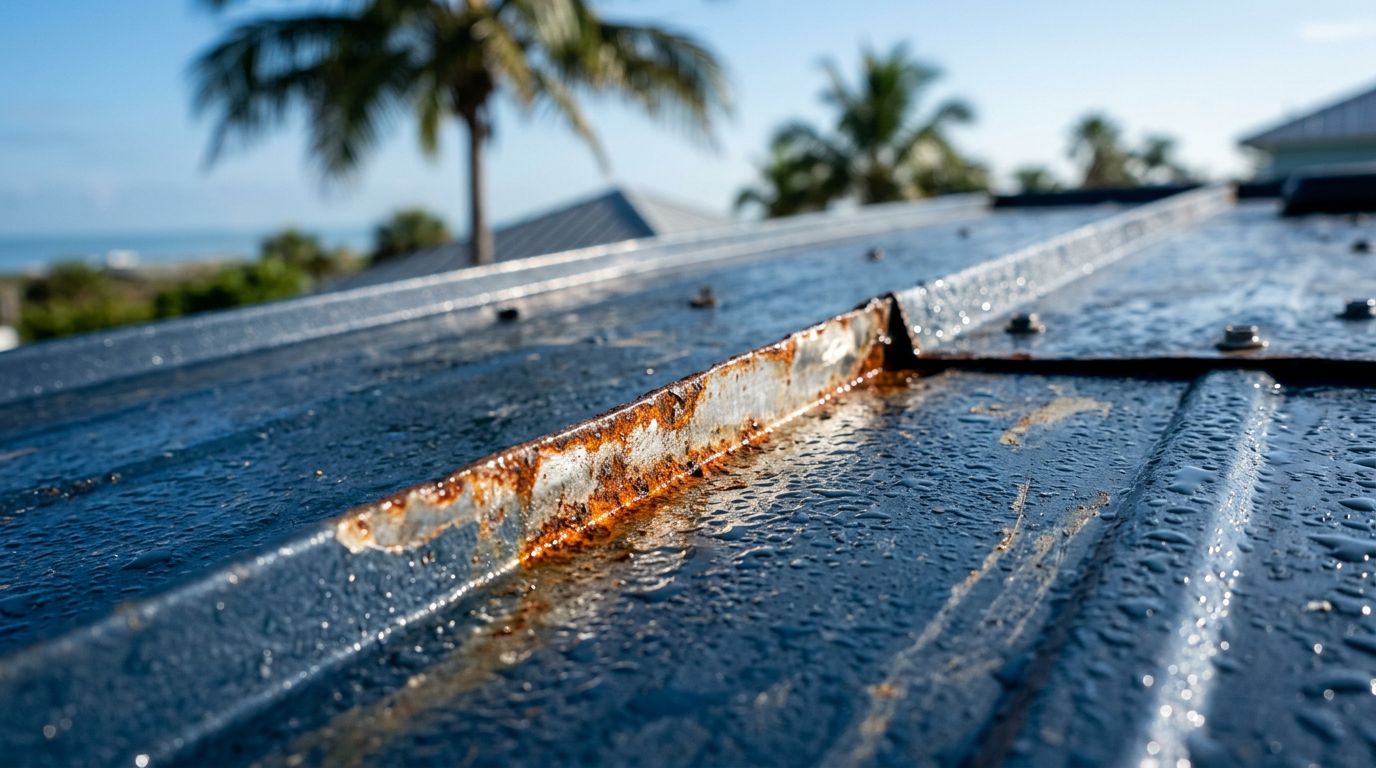 Why Cut Edges Rust on Metal Roofing Panels in Florida