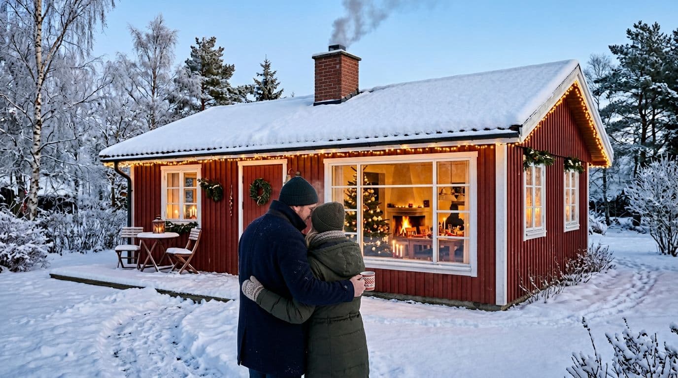 Hyggeligt feriehus i vinteraften nær Slagelse
