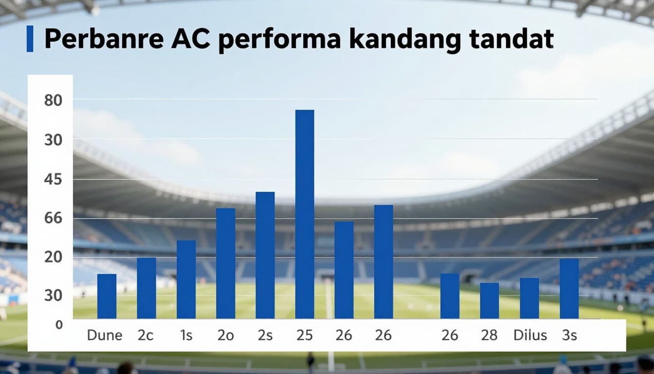 Bar chart compares Le Havre AC Ligue 1 home and away goals scored, conceded, wins, draws, losses per game on blurred stadium background.