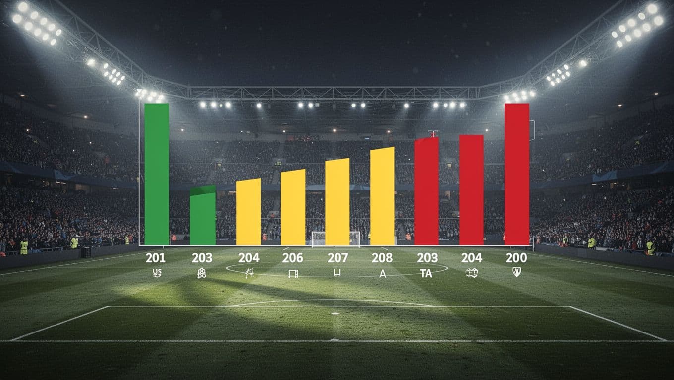 Bar chart shows Metz's last 10 Ligue 1 games with green wins, yellow draws, red losses on faint stadium football field background.