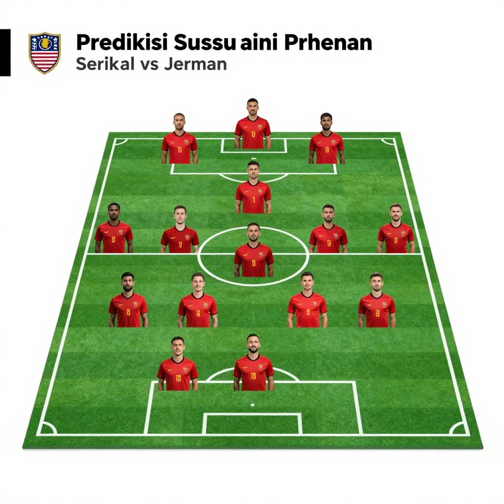 A professional soccer coaching board displays colorful magnetic player markers in a tactical formation. The clean white surface rests under bright studio lights, highlighting the realistic field grid design.