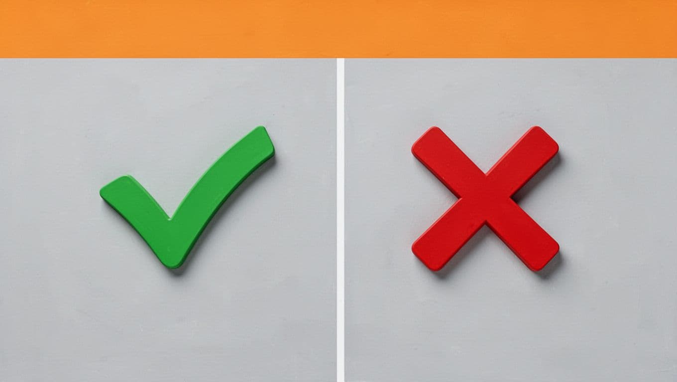 Orange top banner with 'Allowed vs Prohibited' headline over split-screen: green checkmark on neutral review email left, red X on incentivized discount offer right.