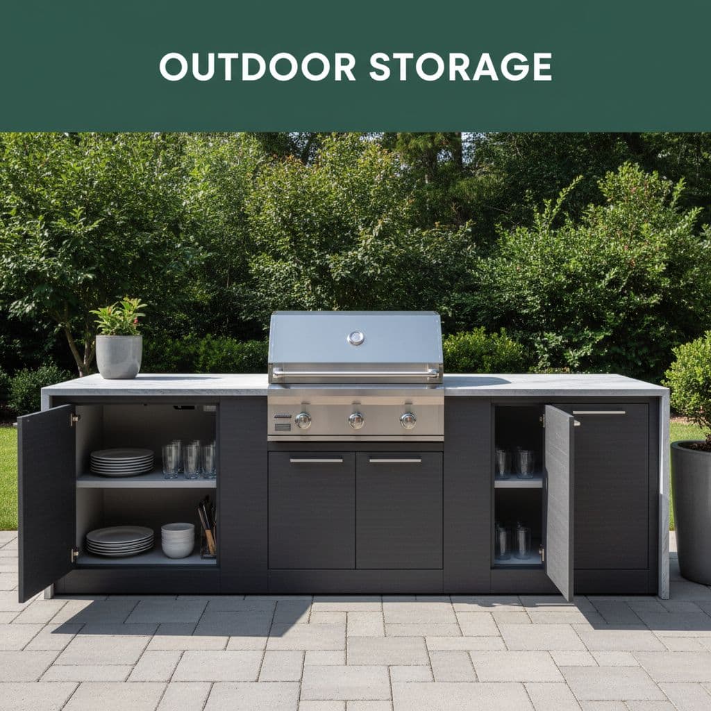 Custom Outdoor Cabinets for Weather-Ready Patios