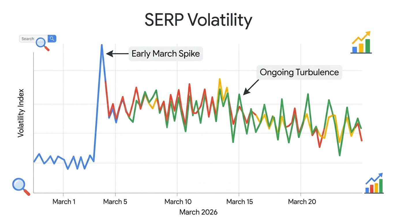 Volatility Service Graph Google Ranking Volatility in March 2026: What to Do Now