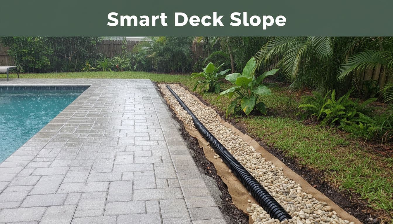 Trenches Pool Pool Deck Drainage Tampa: Best Fixes for Heavy Rain 2026