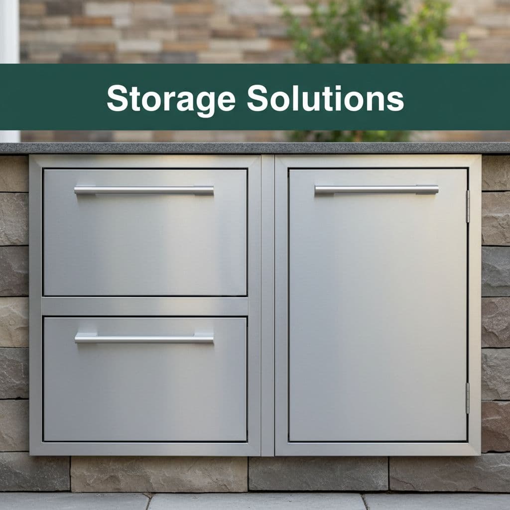 Custom Outdoor Cabinets for Weather-Ready Patios