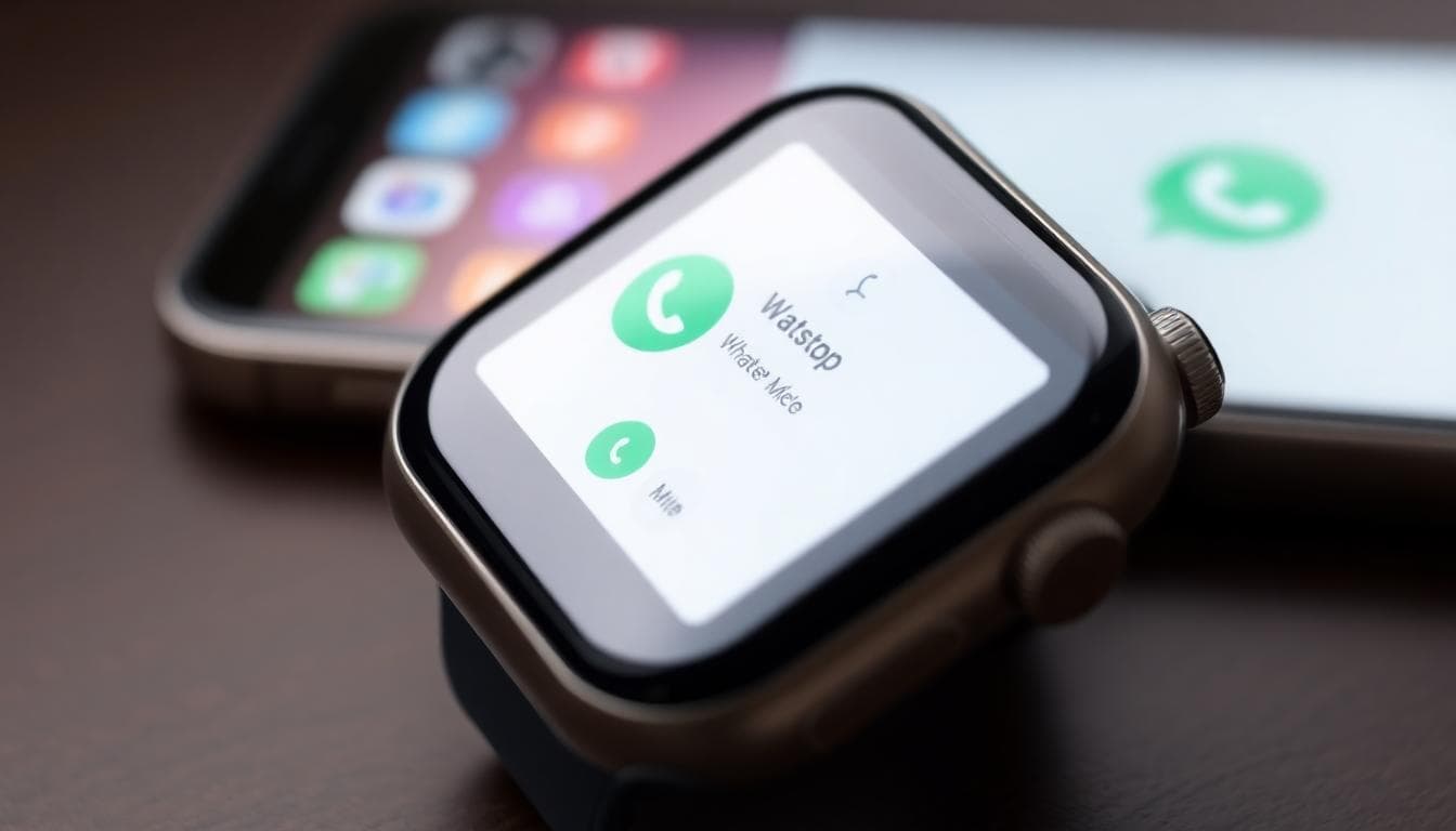 Apple Watch WhatsApp-style notification with quick actions