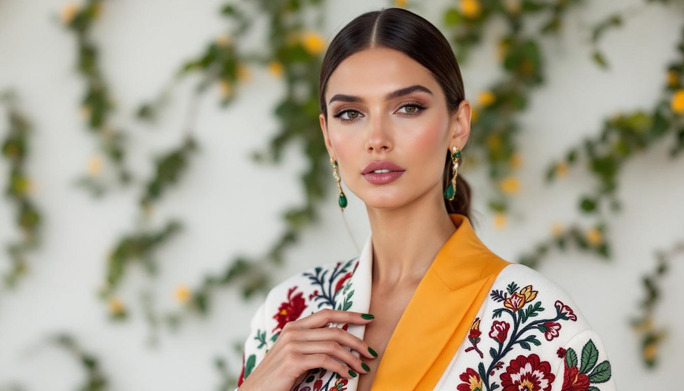 Bella Hadid, Palestine, and the Adidas Controversy: A 2025 Update 3 Bella Hadid at a fashion event in traditional Palestinian embroidery, symbolizing cultural pride