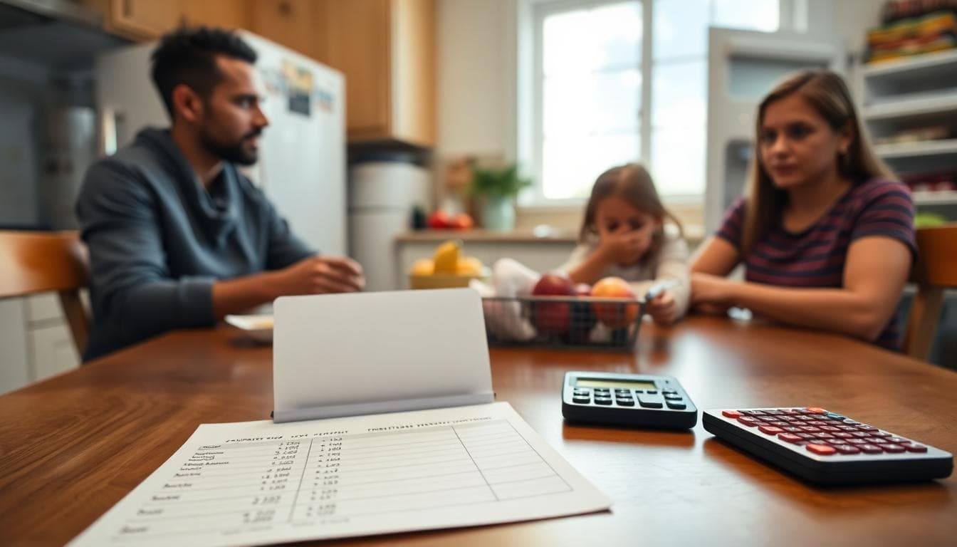 CalFresh Benefits Could Be Delayed in November: What California Families Need to Know 2 Family budgeting groceries with EBT card on the table