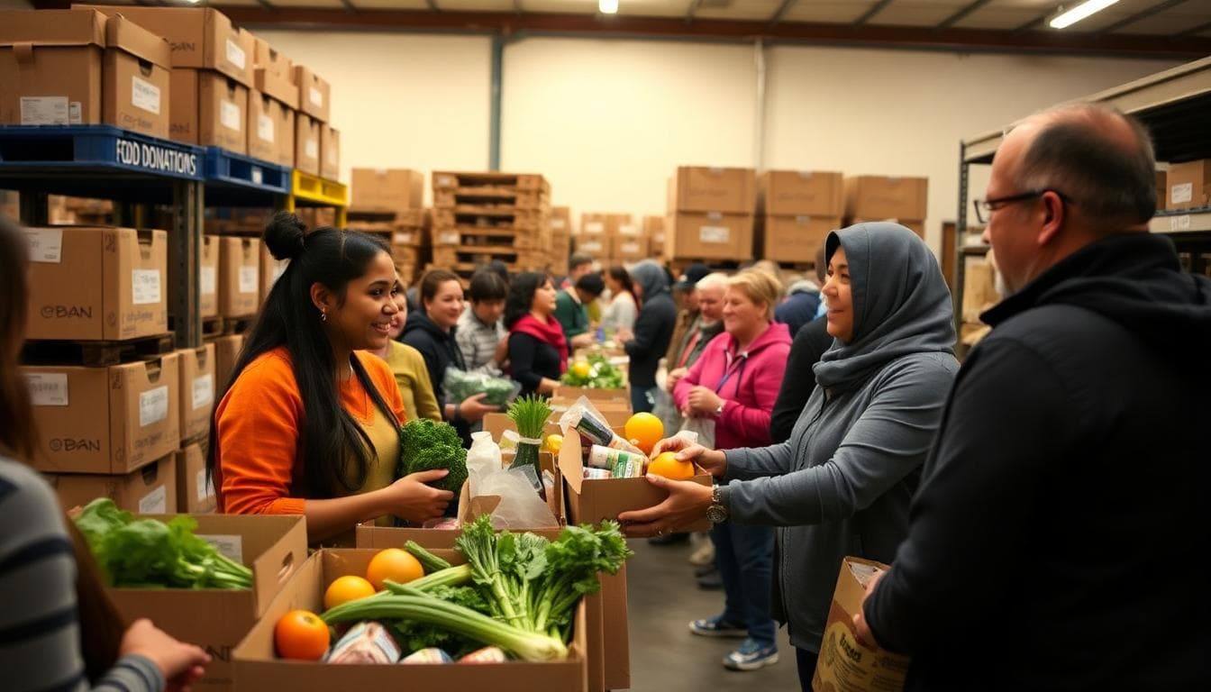 CalFresh Benefits Could Be Delayed in November: What California Families Need to Know 3 Volunteers distributing food at a California food bank