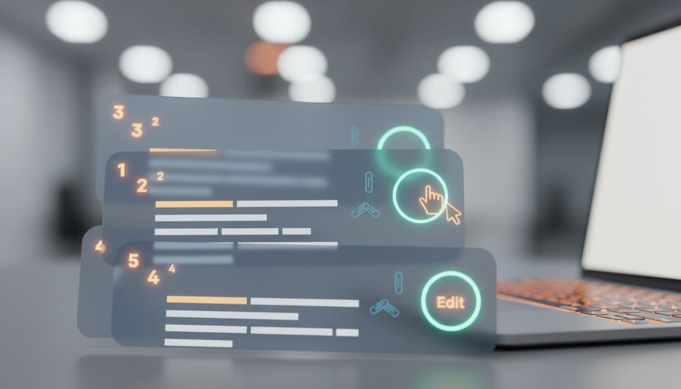 Collaborative editing and citation icons