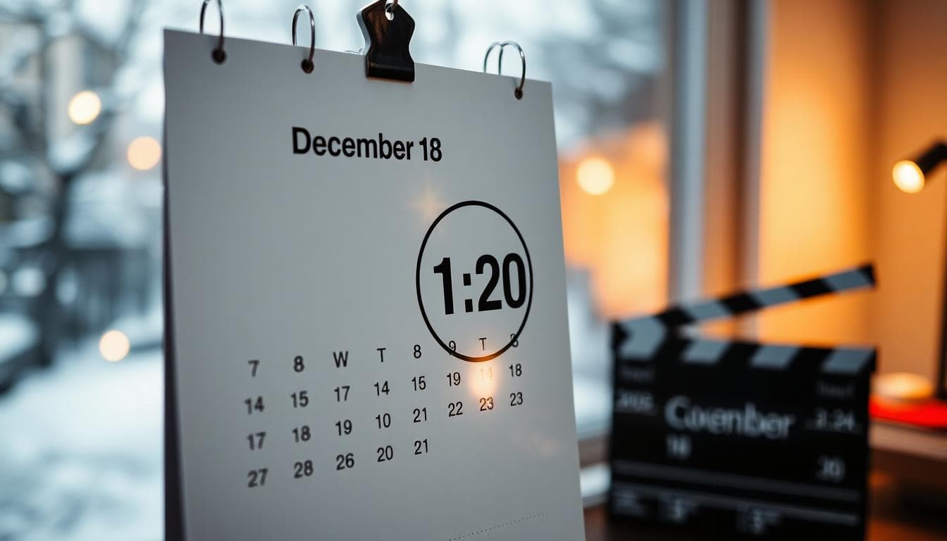 Marvel’s First Avengers: Doomsday Teaser Set for December 2 Cinematic December calendar close-up with a circled date and snowy bokeh