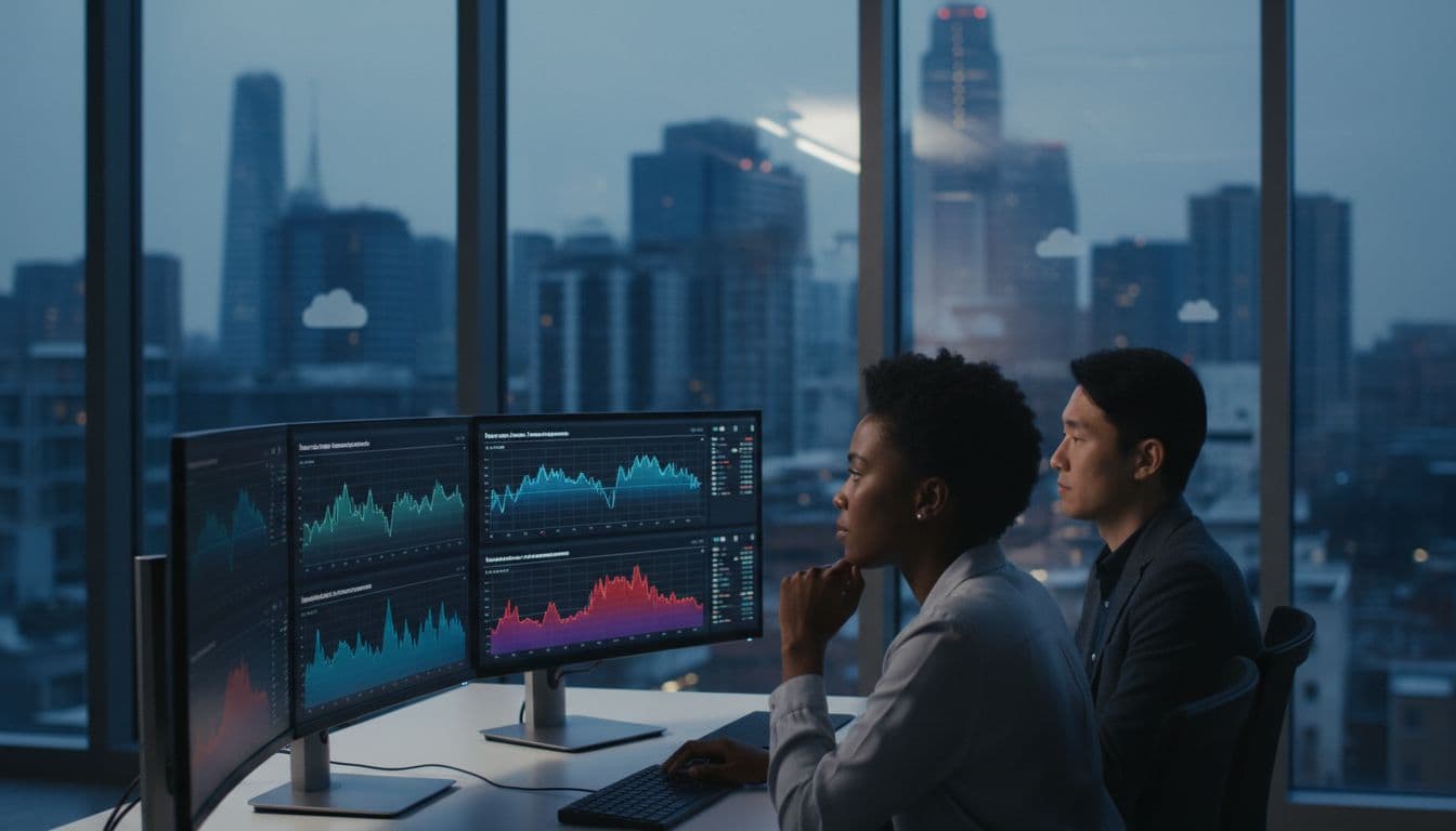 Developers optimizing AI apps in a cloud environment