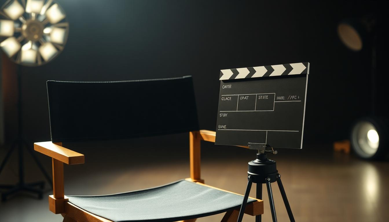 Avengers: Doomsday Wraps Filming — Russo Brothers Move to Post, 2026 Release Targeted 3 Director’s chair and clapboard beside a metallic helmet prop under moody studio lights