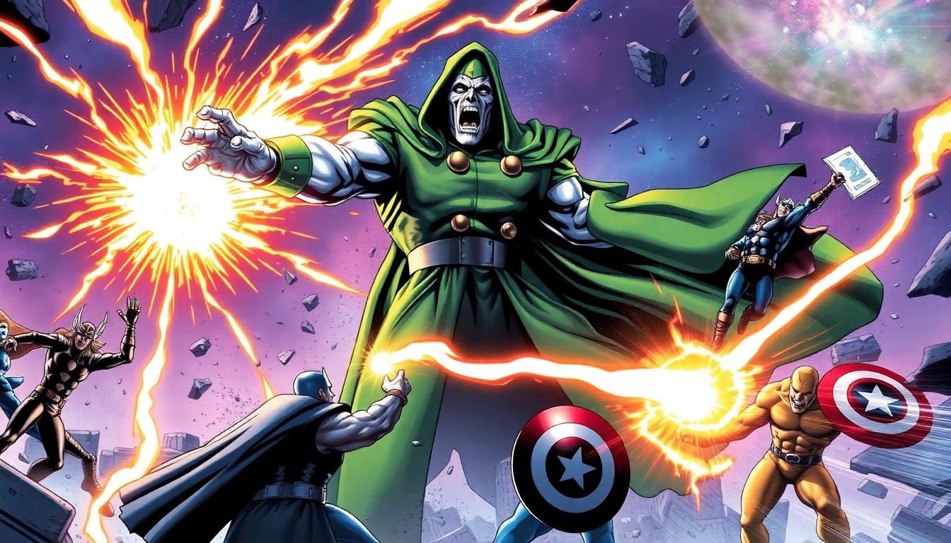 Everything We Know So Far About Avengers: Doomsday (2026) 4 Image: Doctor Doom unleashes cosmic energy in Marvel battle