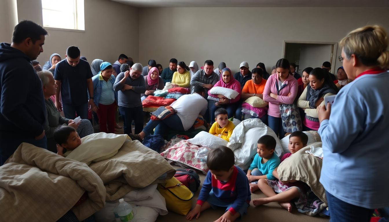 Inside Emergency Shelter