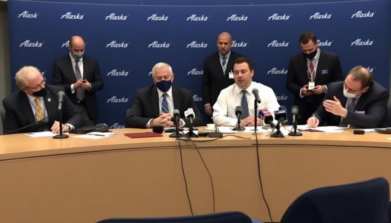 Inside Article Image 3: FAA and Alaska Executives at Press Conference