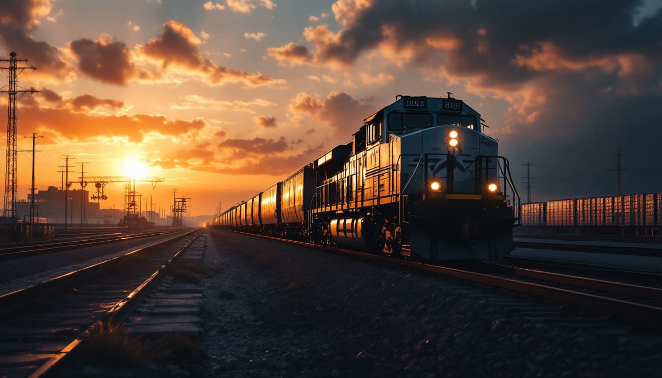 CSX Leadership Shakeup Draws Fire: Why Critics Say the Board Panicked 3 Freight train moving through a rail yard at dusk