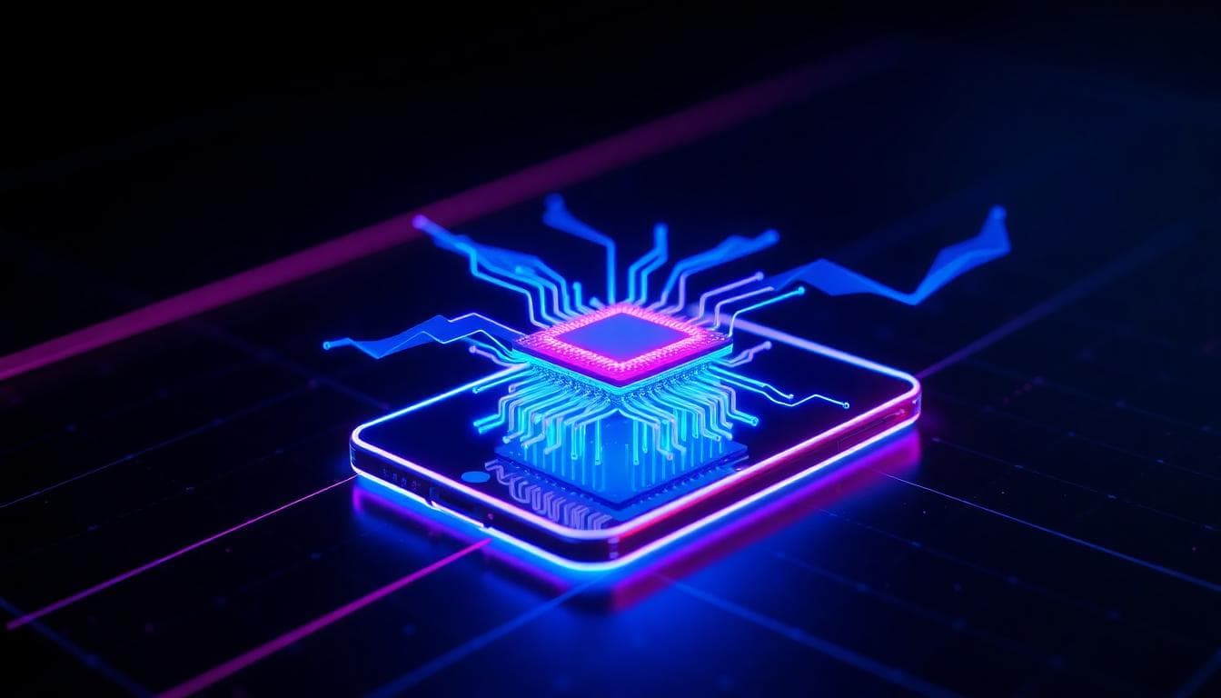 Qualcomm Reportedly Supplying 75% of Chips for Samsung Galaxy S26, With Exynos 2600 Covering the Rest 3 Futuristic AI circuitry flowing across a translucent chipset over a phone outline