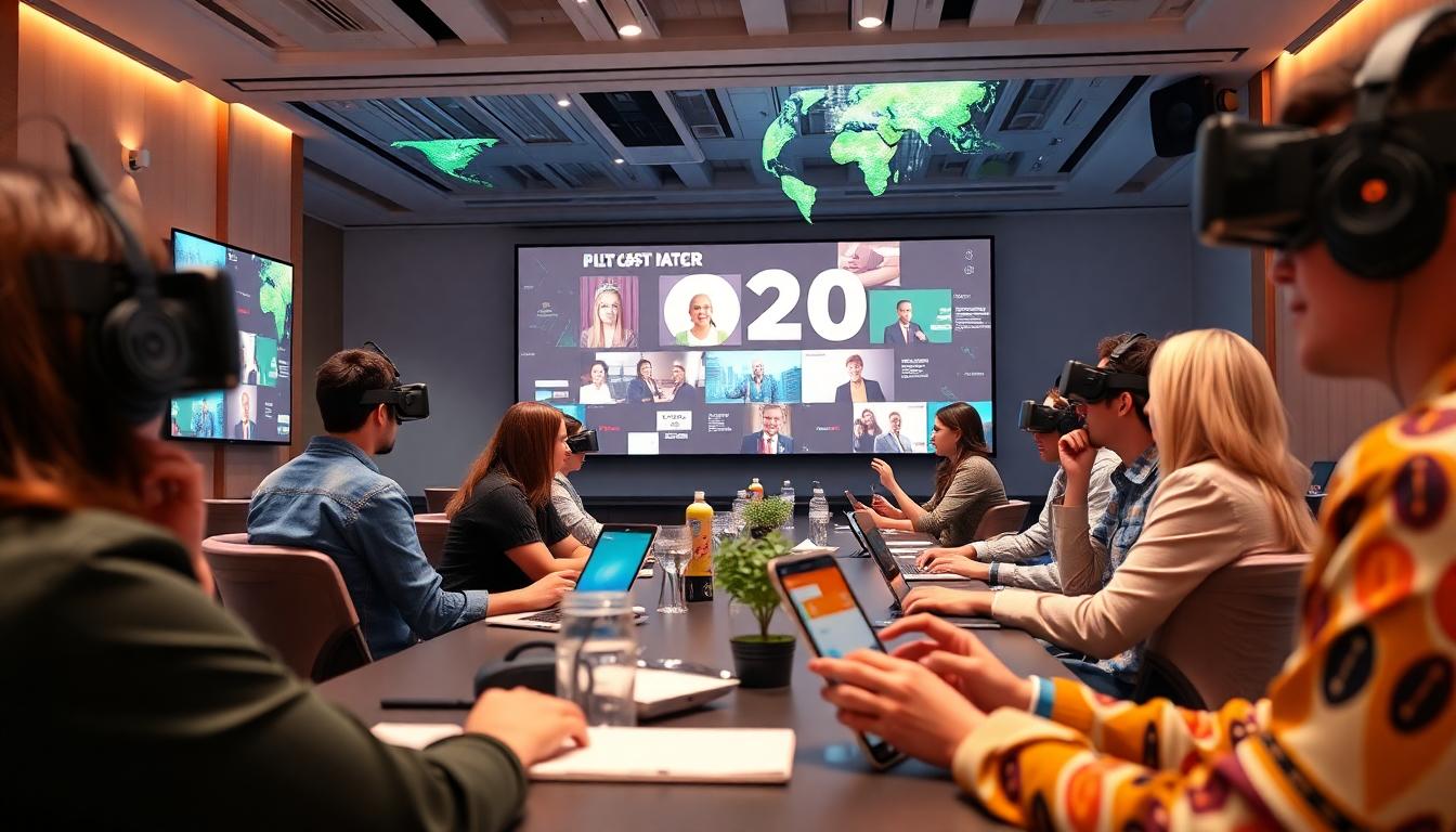Inside Article Image 3: A futuristic blogging conference with AR/VR and global collaboration
