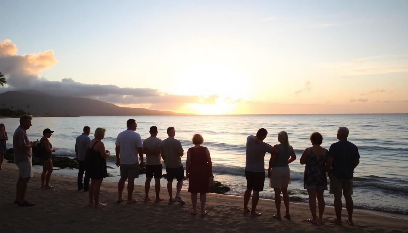 When the Earth Trembled: The Russia-Kamchatka Earthquake and Hawaii's Night of Worry 4 Inside Article Image 3: Hawaiian coastline dawn, relief after tsunami watch