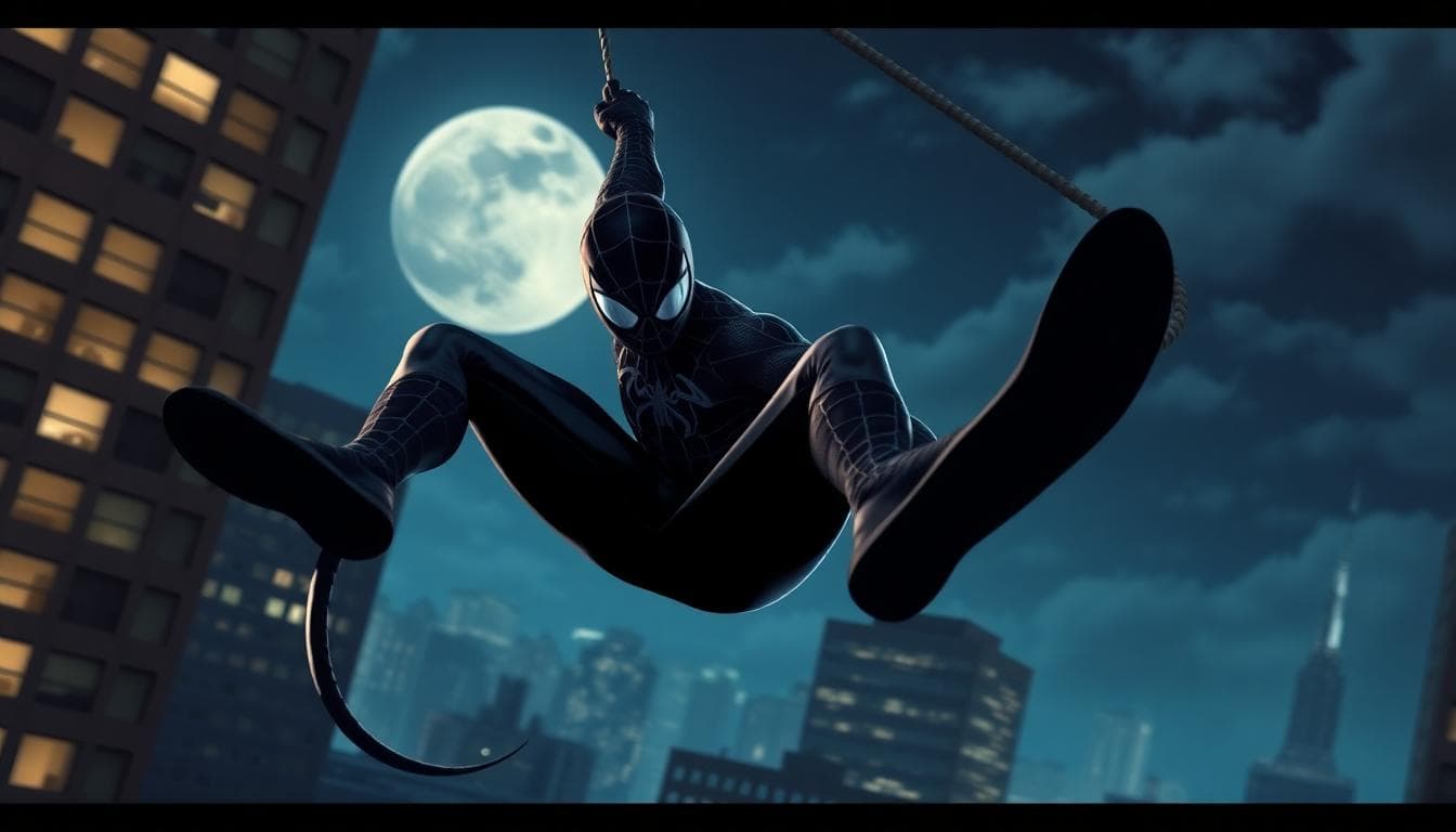 Why 2026 Could Be the Symbiote’s Biggest Year Yet ? 3 A young hero swings as a dark tendril reaches from the shadows