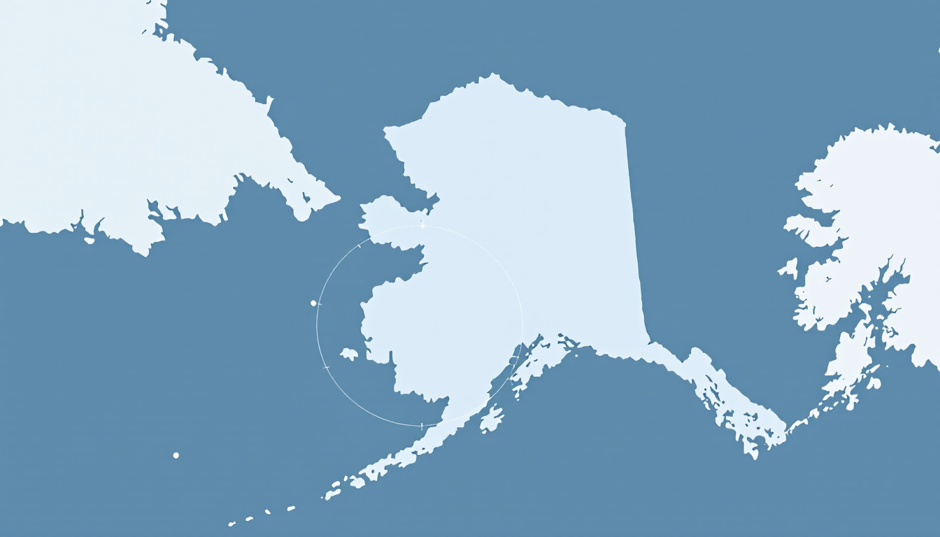 Map of Alaska ADIZ boundary illustrated