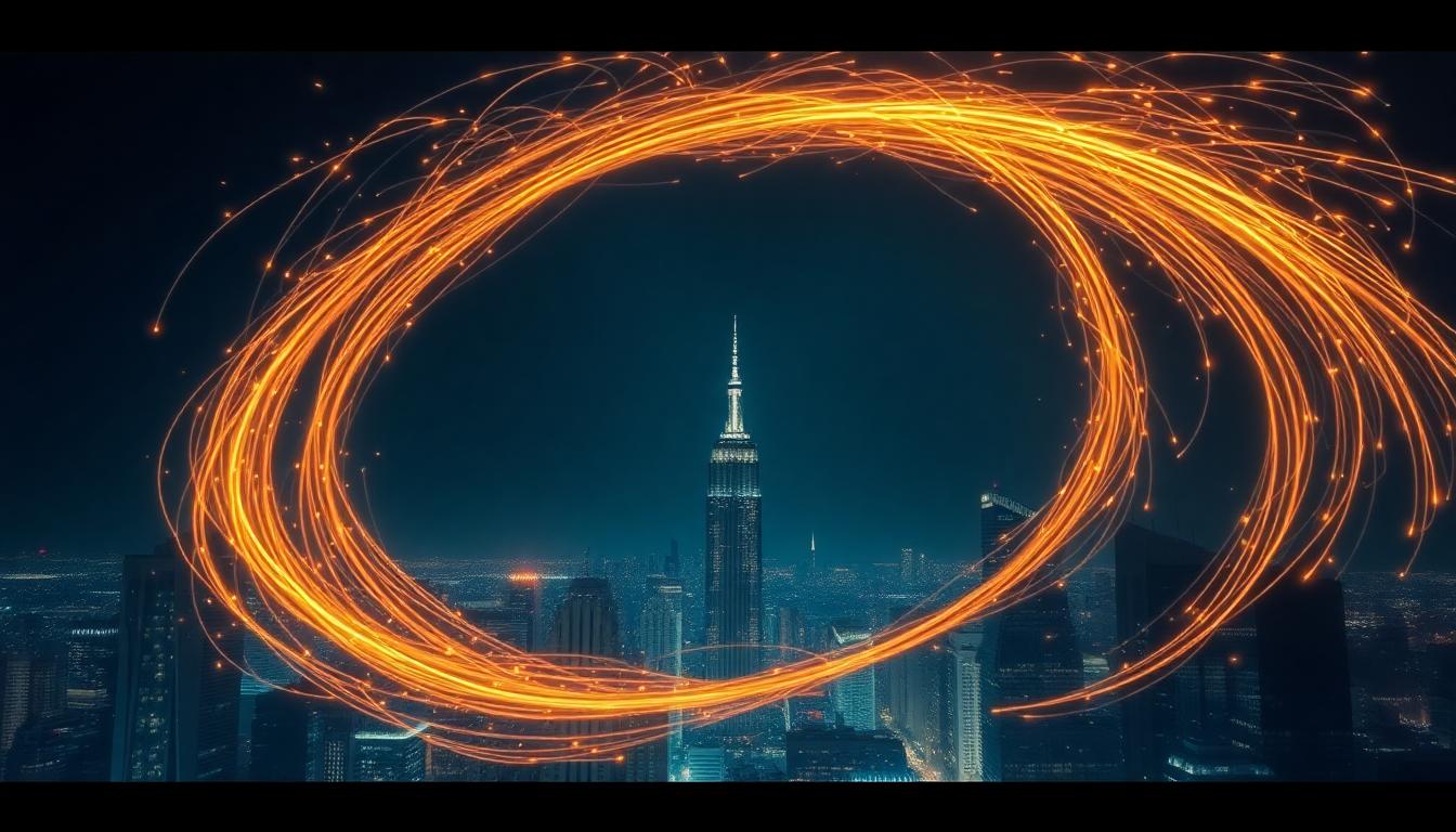 Most Important Marvel Characters in the MCU: Iron Man, Loki, and Beyond 2 Mystic portal above a night city skyline with swirling sparks and rune-like patterns
