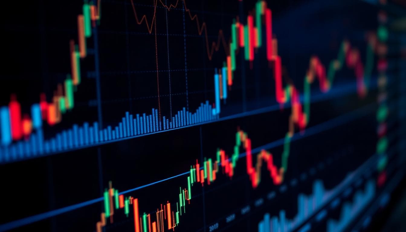 Digital trading screen showing paused futures and options data