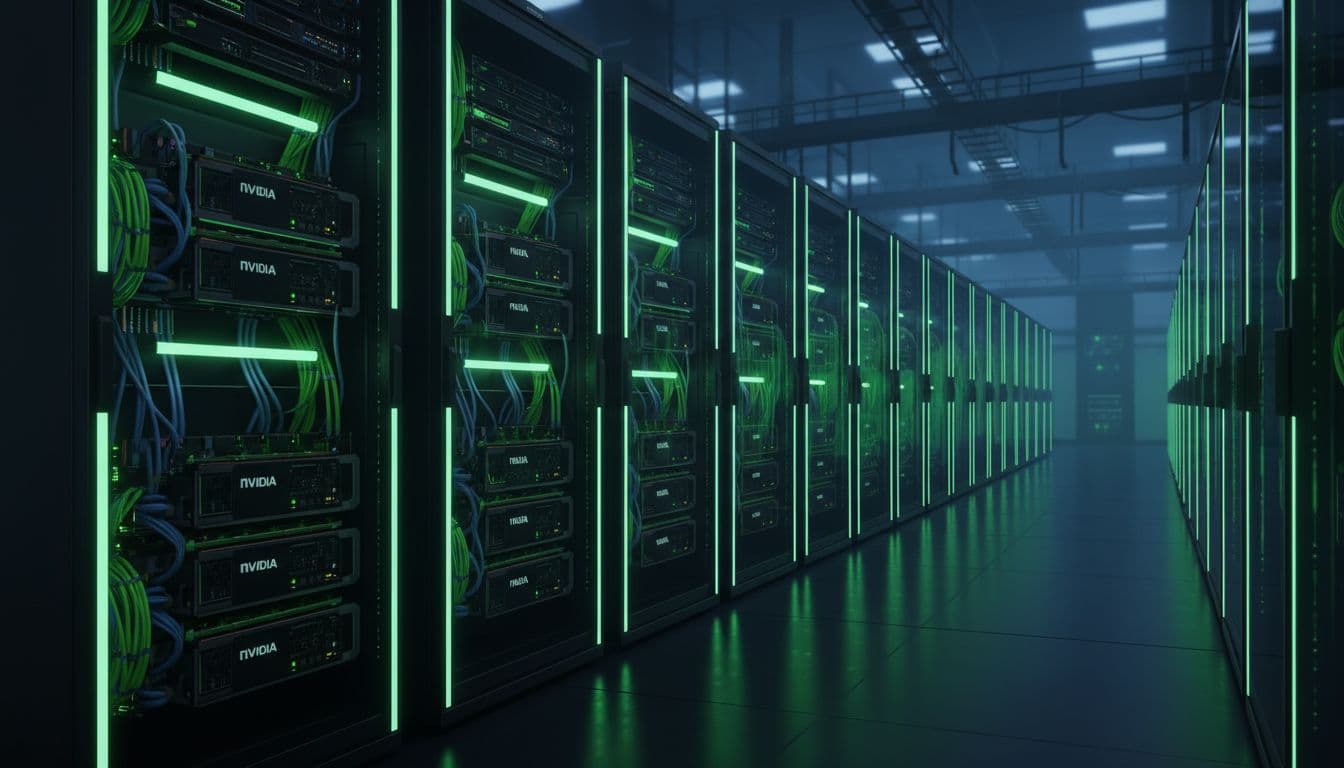 Nvidia Stock Soars As Q3 Earnings Smash Expectations And AI Chip Demand Explodes 2 Data center servers running Nvidia AI GPUs