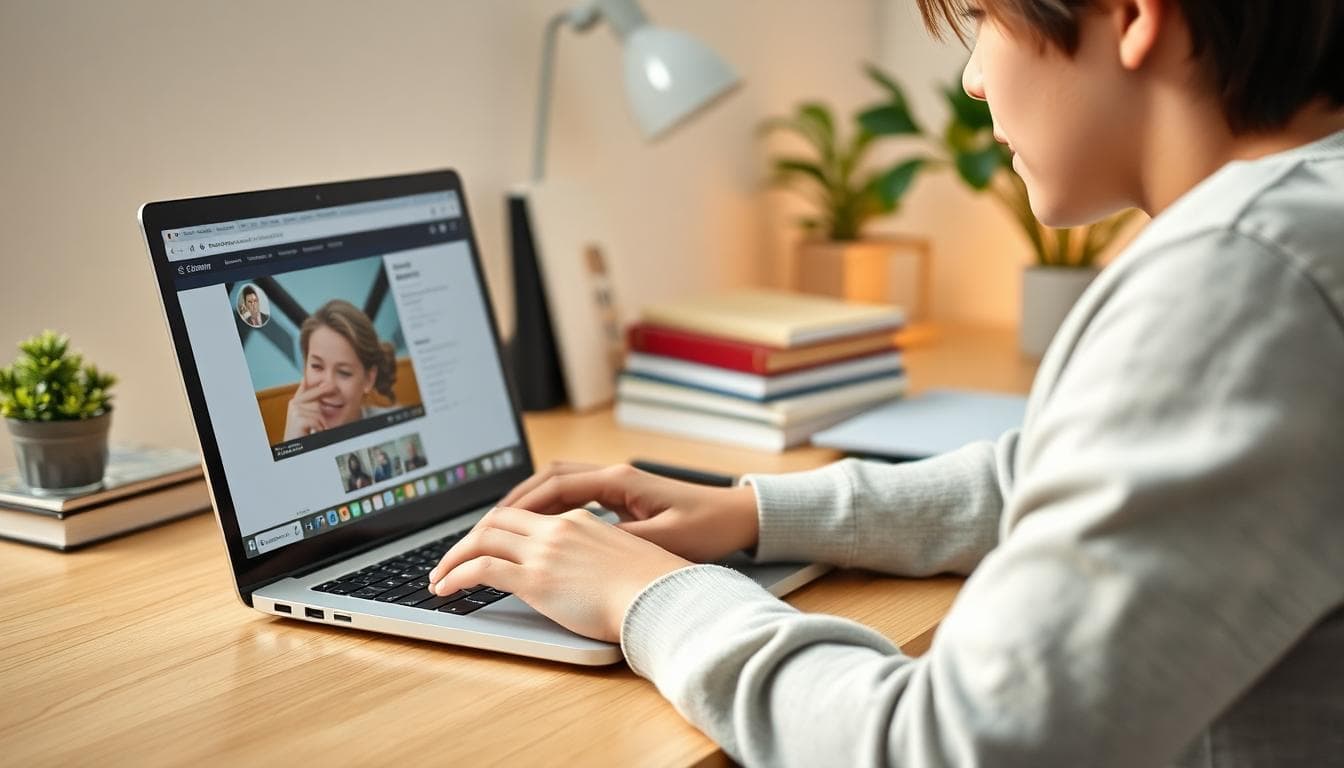 Report: Apple Readies A Low-Cost Laptop To Rival Chromebooks And Budget Windows PCs 4 Student typing on a slim laptop at a tidy home study space