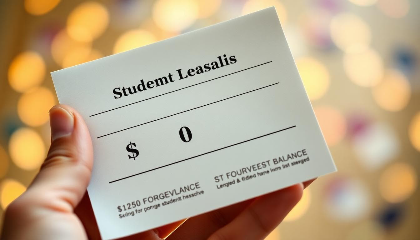 White House Agrees to Cancel Student Debt for Millions: What Borrowers Need to Know 2 Borrower holding a statement showing a zero balance after forgiveness