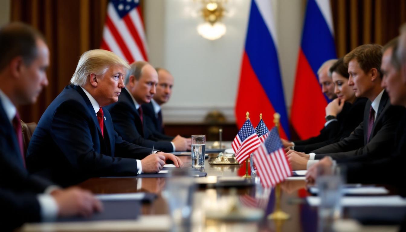 Trump-Putin Alaska Summit: What Happened, What’s Next? 2 Inside article: US and Russian officials at negotiation table