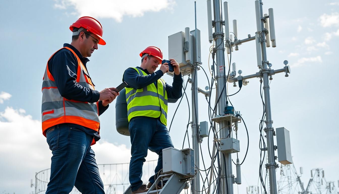 Verizon Q2 2025 Earnings: Strong Growth, New Tech, and a Bold Road Ahead 2 Inside Article Image 1: Verizon engineers and technicians working outdoors on 5G towers.