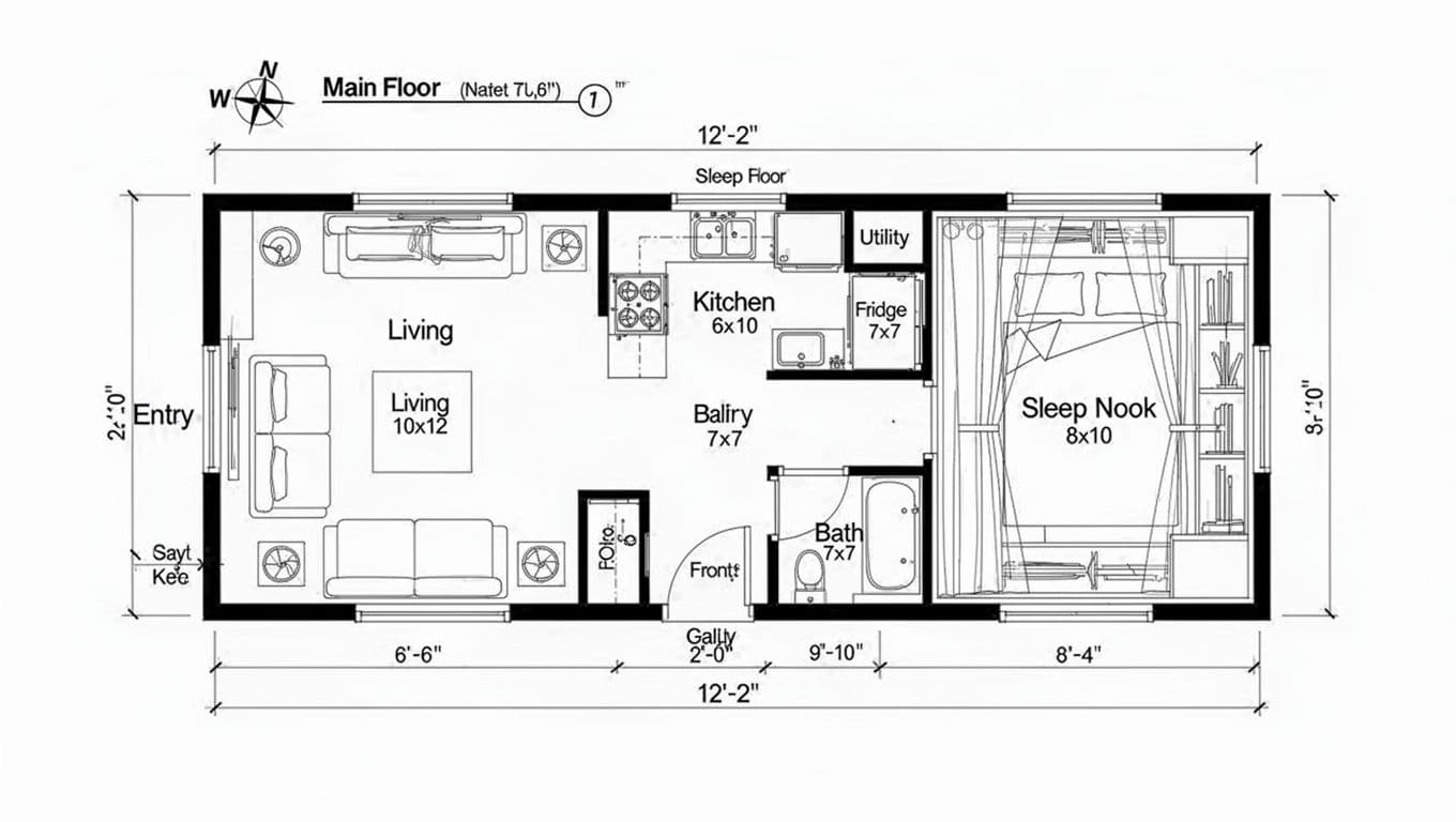 Sitemapcdatahttpautocellcare1comsmall House 12x24 Tiny House Floor Plansnull