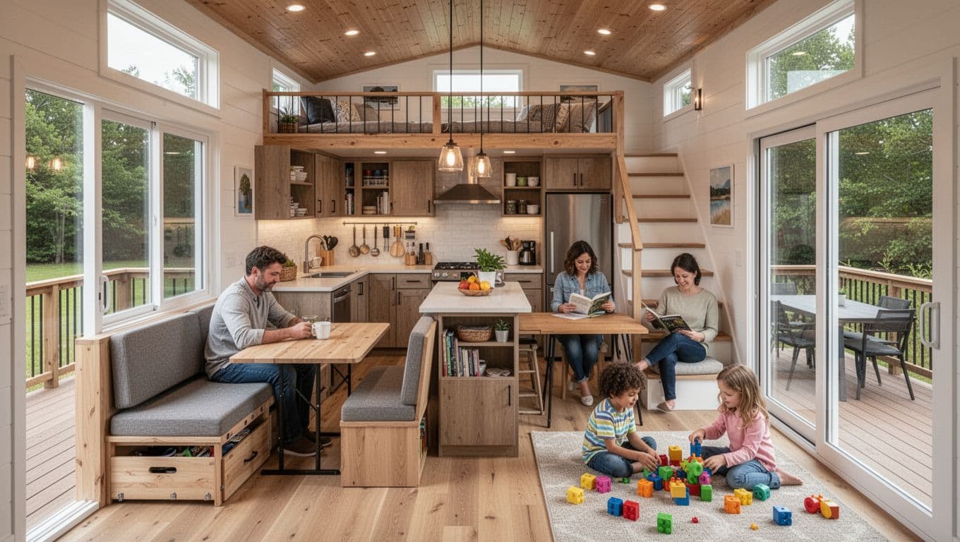 4 Bedroom Tiny House Plans - Tiny Home State