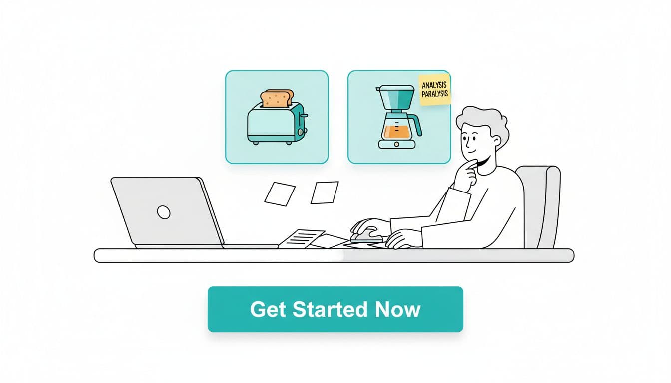 Decision moment comparison illustration