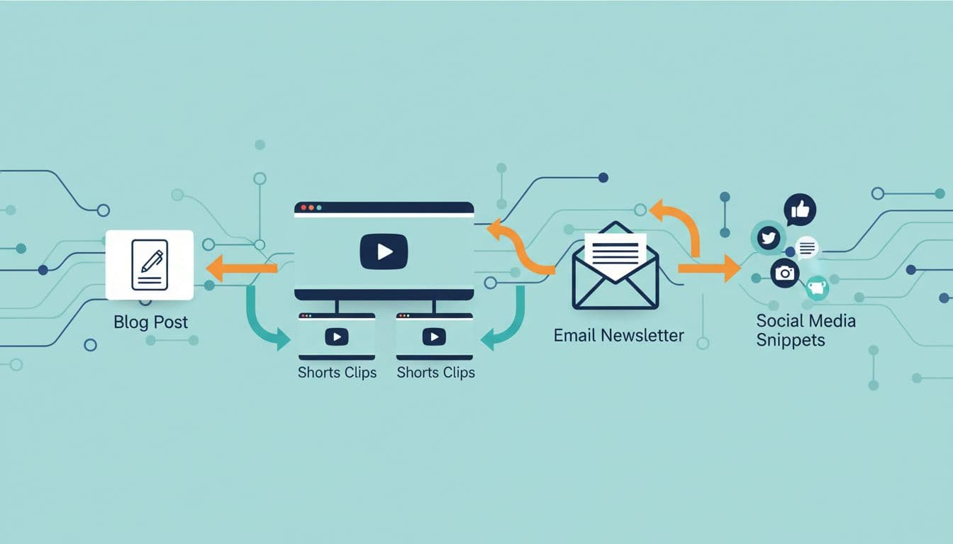 Content repurposing workflow from blog to video assets