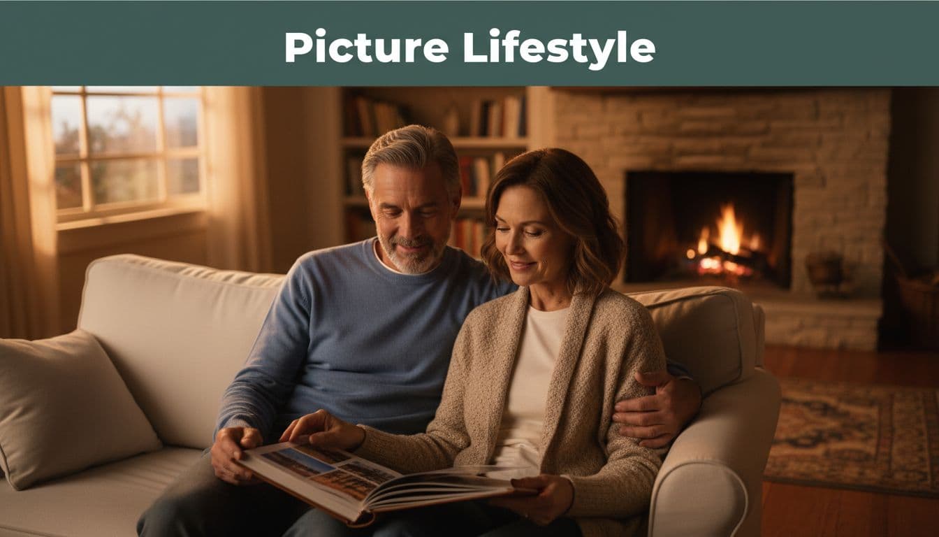 Couple envisioning retirement lifestyle