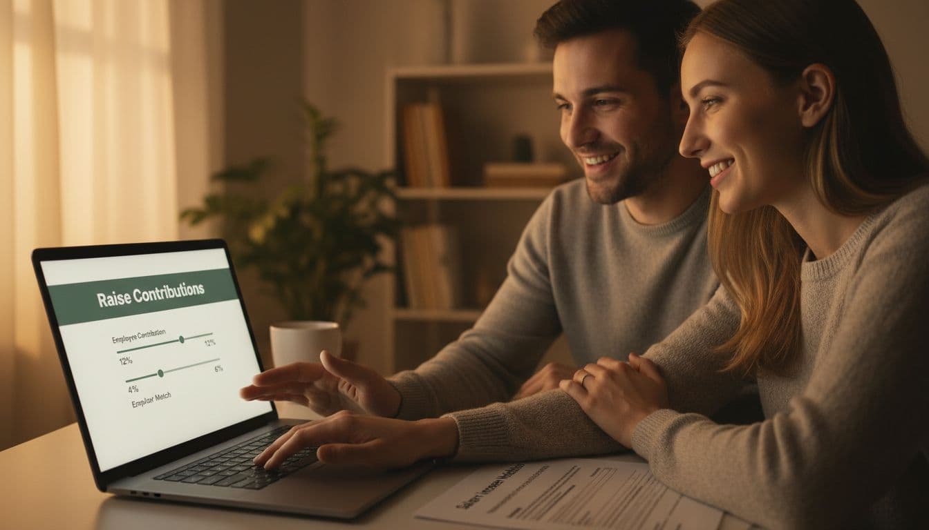 Couple raising 401(k) contributions after raise