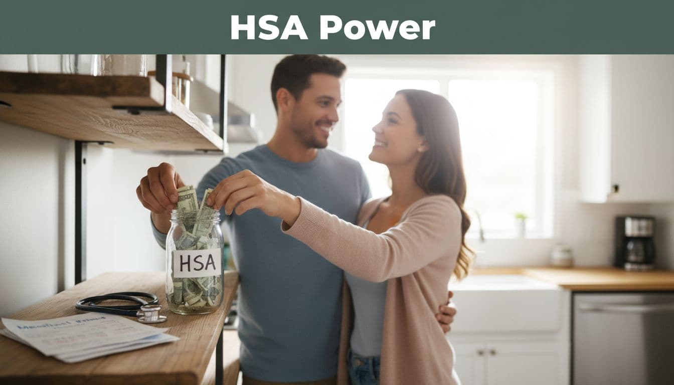 Couple saving in HSA jar