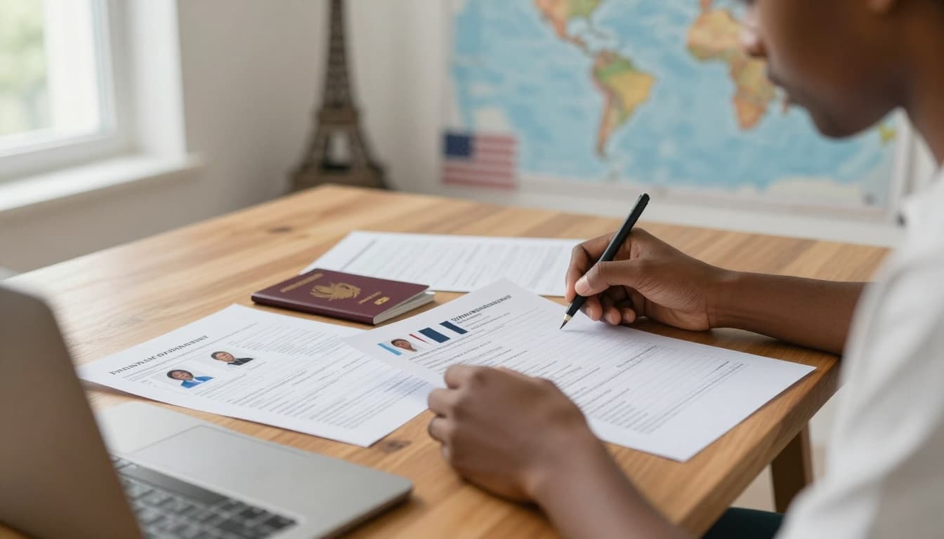 French Visa Application from USA