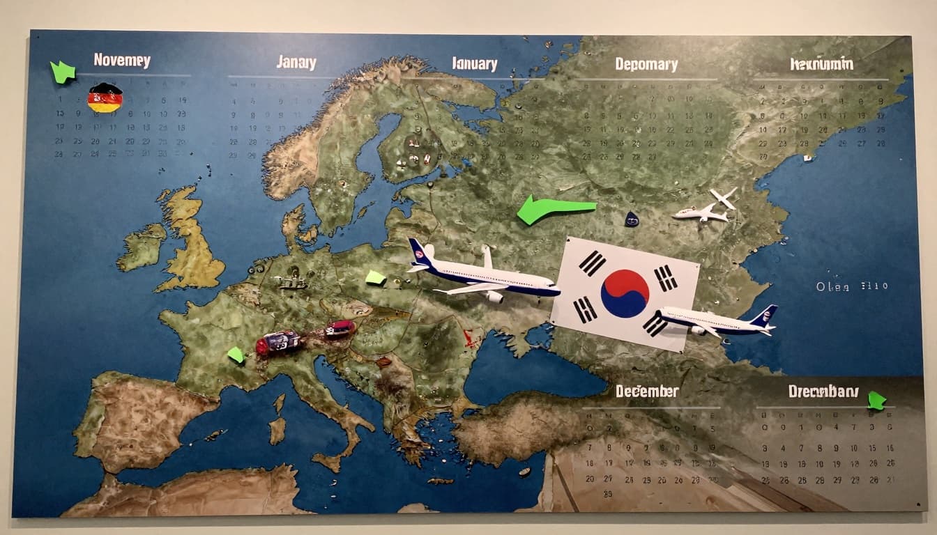 Cheap Flights Germany to South Korea