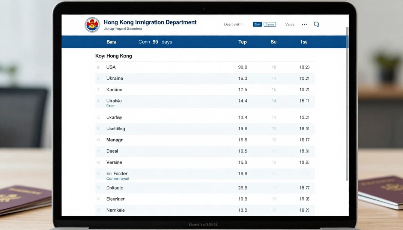Hong Kong Visa Check