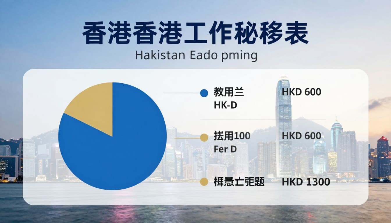 Hong Kong Work Visa Fee for Pakistani