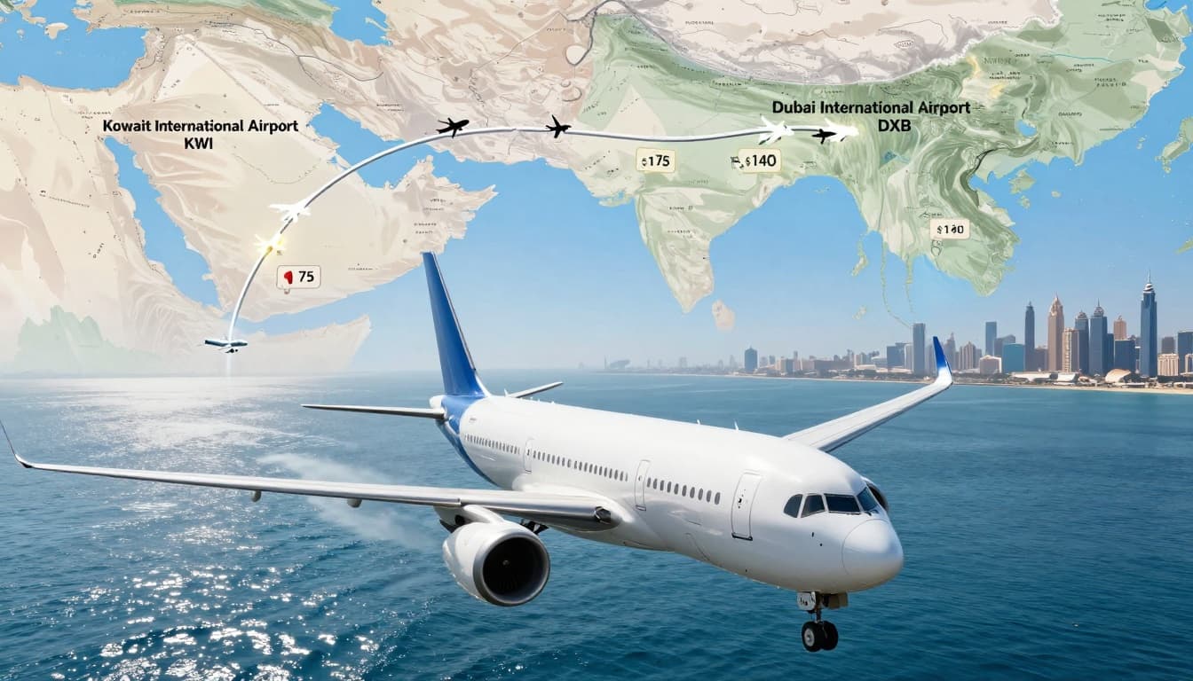 Cheap Flights Kuwait to Dubai