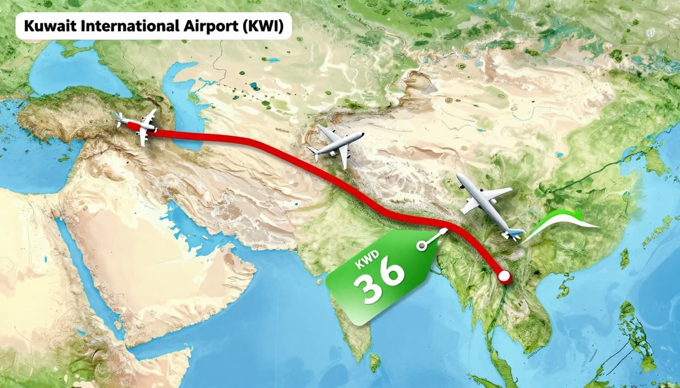 Cheap Flights Kuwait to Hyderabad