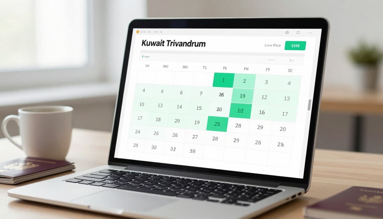 Cheap Flights Kuwait to Trivandrum